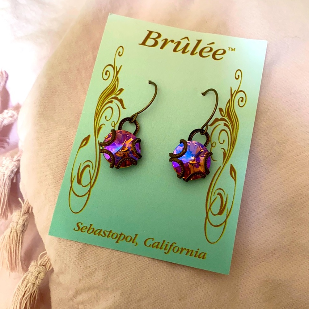 Maria Stashak Swarovski Crystal Earrings